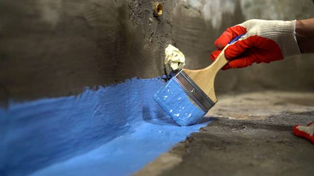 Commercial Emergency Waterproofing project at a Winfield, IL business property by SJ Waterproofing Pros